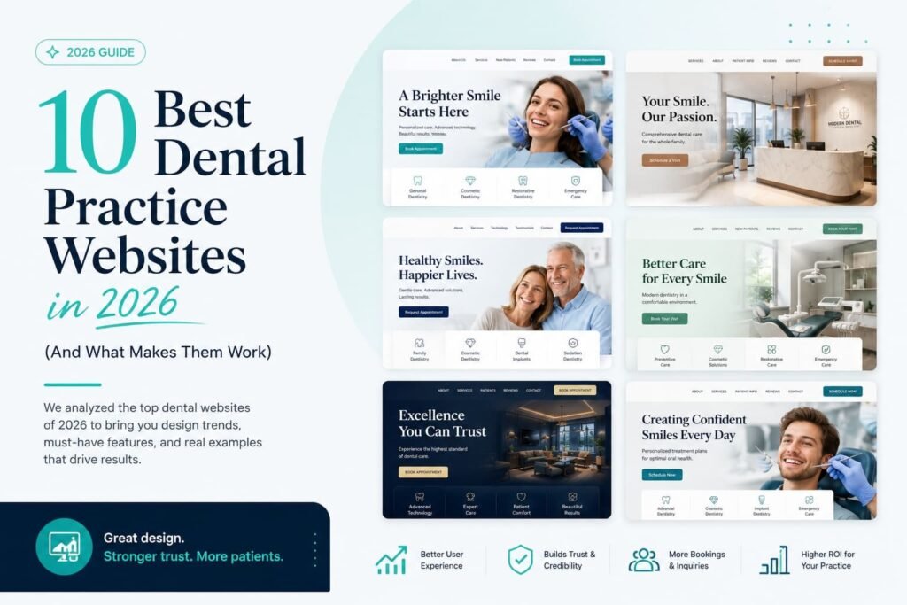 10 best dental practice websites in 2026 design patterns and conversion analysis