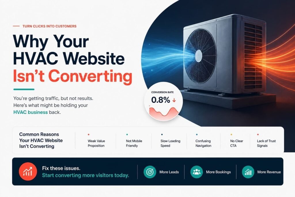 HVAC website not converting visitors into leads 12 fixes that work