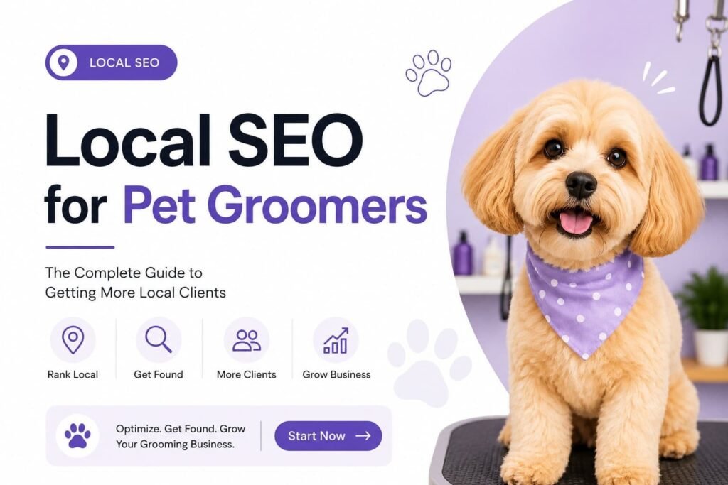 Complete local SEO guide for pet groomers to rank higher locally get found online and attract more grooming clients - Naxified